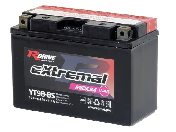 RDrive eXtremal Iridium YT9B-BS 8Ah